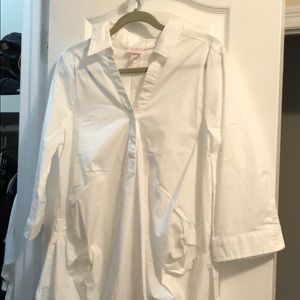 White tunic blouse